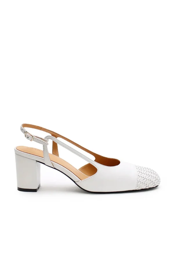 Outlet Gigi Woven Heel - Tofu Women Footwear | Heels
