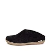 Fashion - Slip On with Leather Sole - Charcoal Women Footwear | Slippers