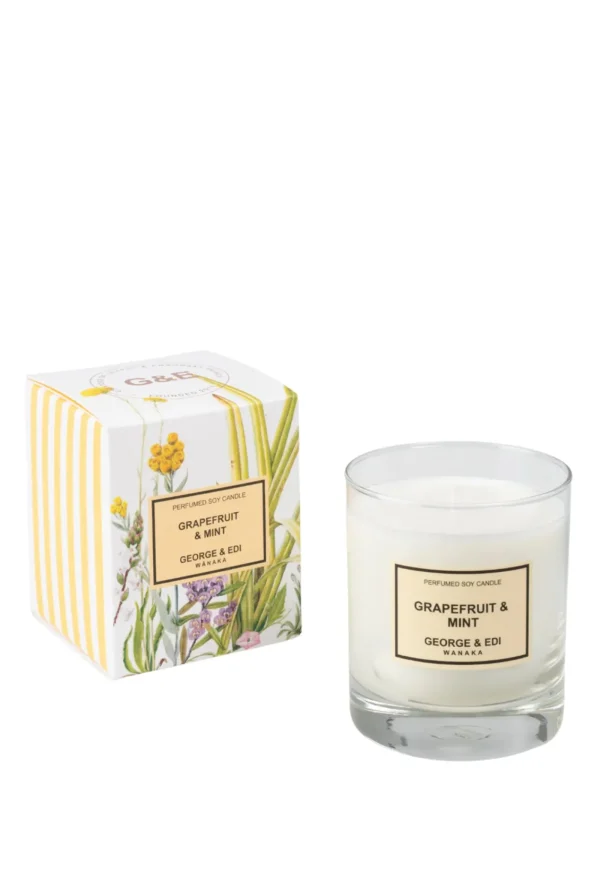 Online Grapefruit & Mint Perfumed Soy Candle Candles