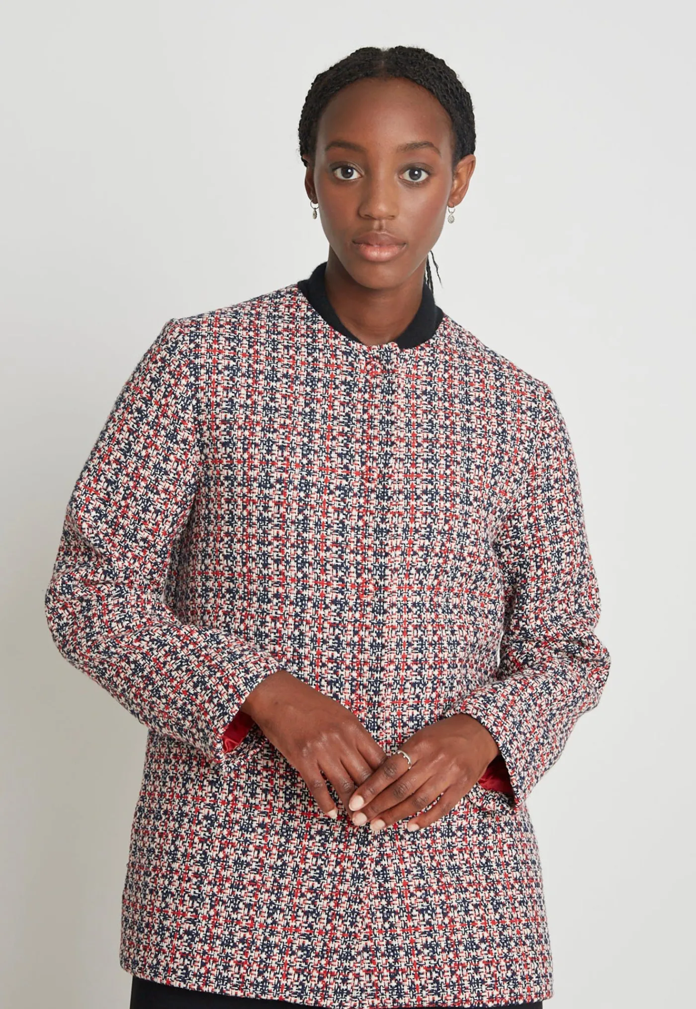 guinevere_jacket__french__0.webp Outlet Guinevere Jacket - French Tweed Women Blazers & Jackets