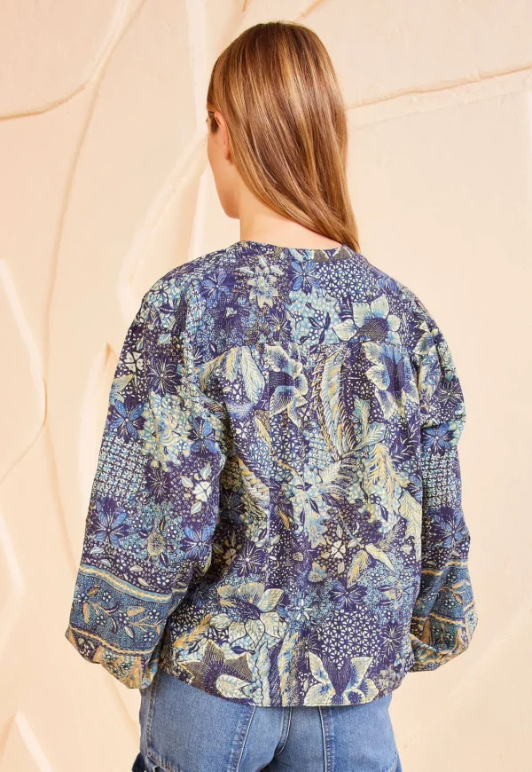 Clearance Harlowe Blouse - Portofino Women Tops & Tees