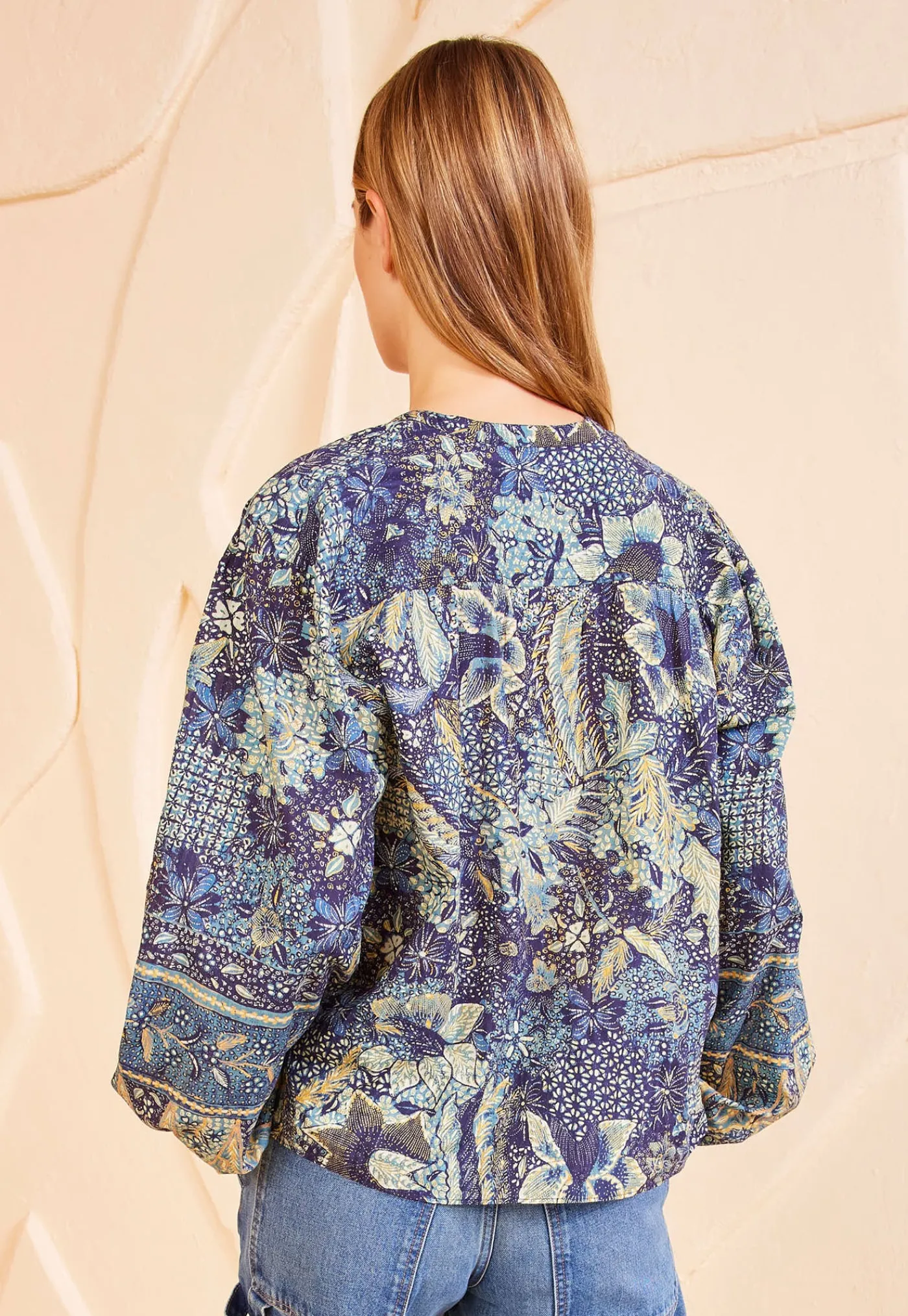 harlowe_blouse__portofino_3.webp Clearance Harlowe Blouse - Portofino Women Tops & Tees