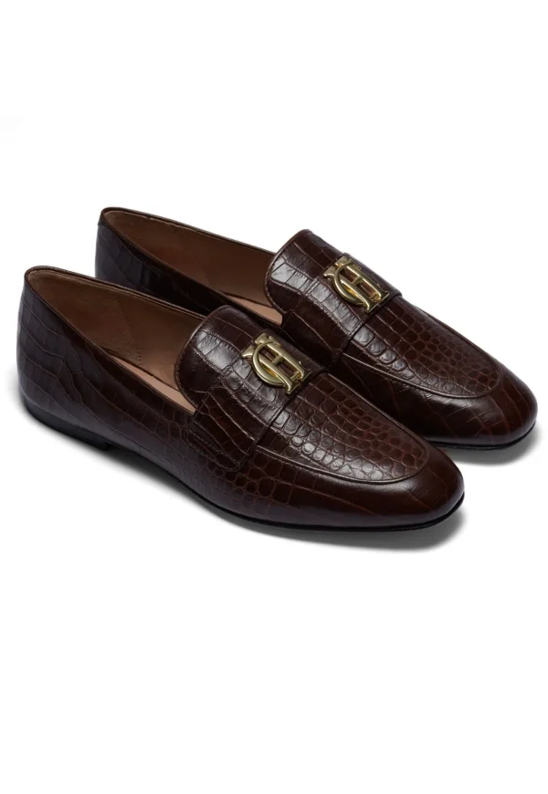 Sale Harvard Loafer - Chocolate Croc Footwear