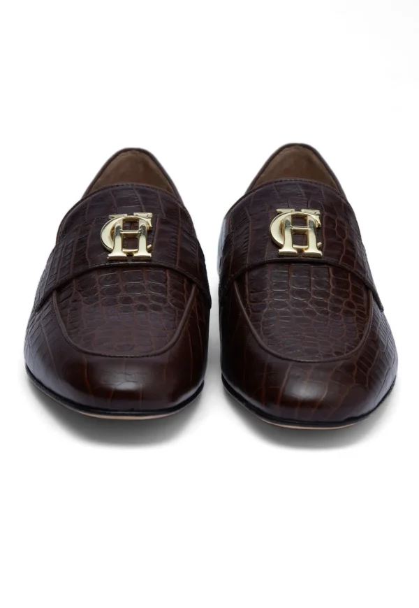 Sale Harvard Loafer - Chocolate Croc Footwear