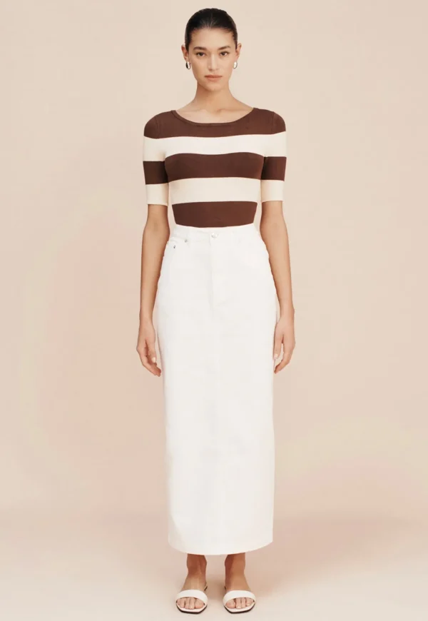 Fashion Harvey Skirt - Vintage White Women Skirts | Denim