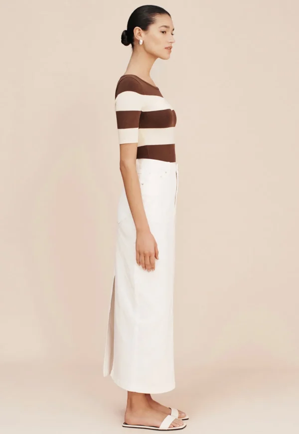 Fashion Harvey Skirt - Vintage White Women Skirts | Denim
