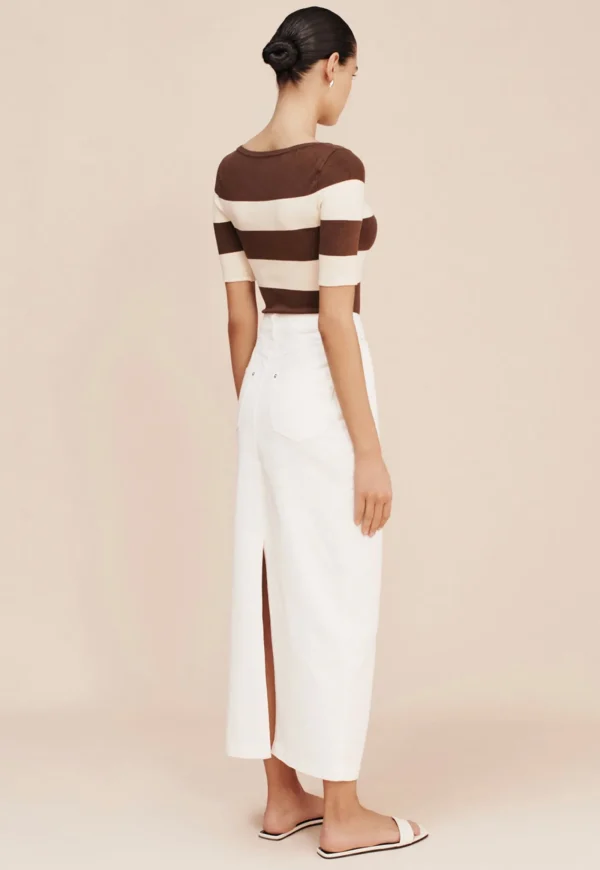 Fashion Harvey Skirt - Vintage White Women Skirts | Denim