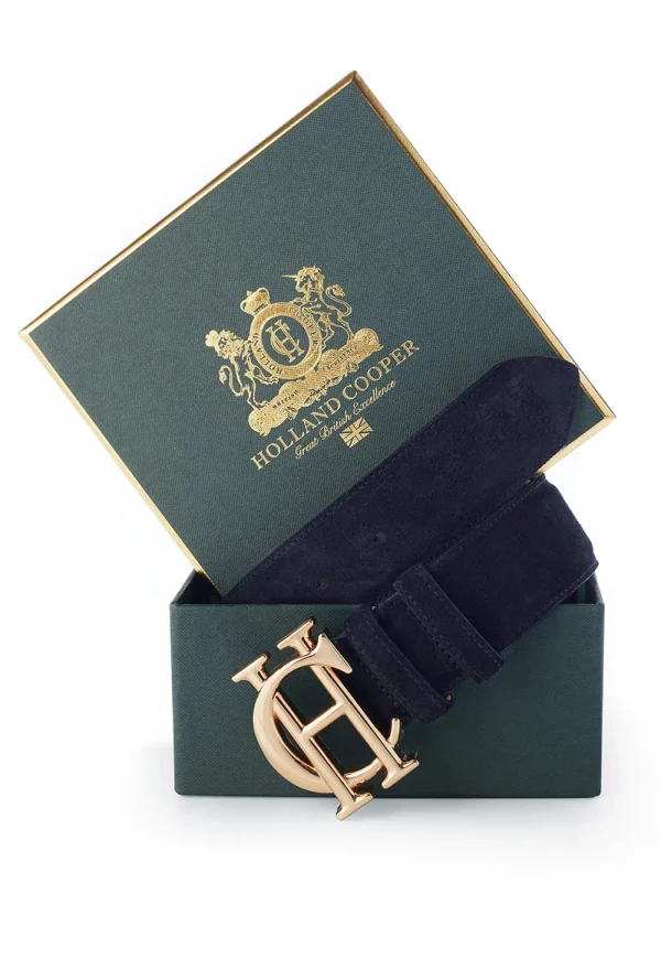 New HC Classic Belt Suede - Ink Navy Women Belts | Belts