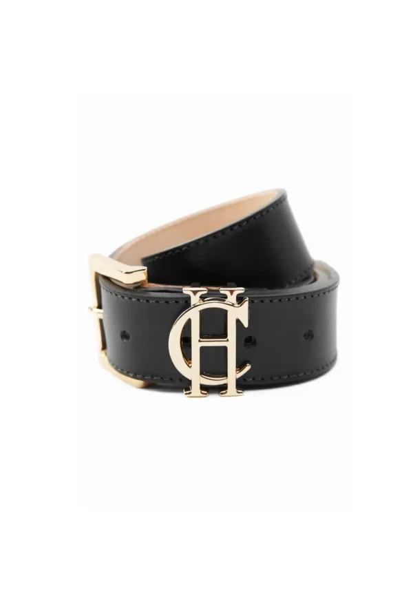 Best HC Classic Logo Belt - Black Women Belts | Belts