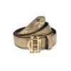 New HC Classic Slim Belt - Champagne Croc Women Belts | Belts