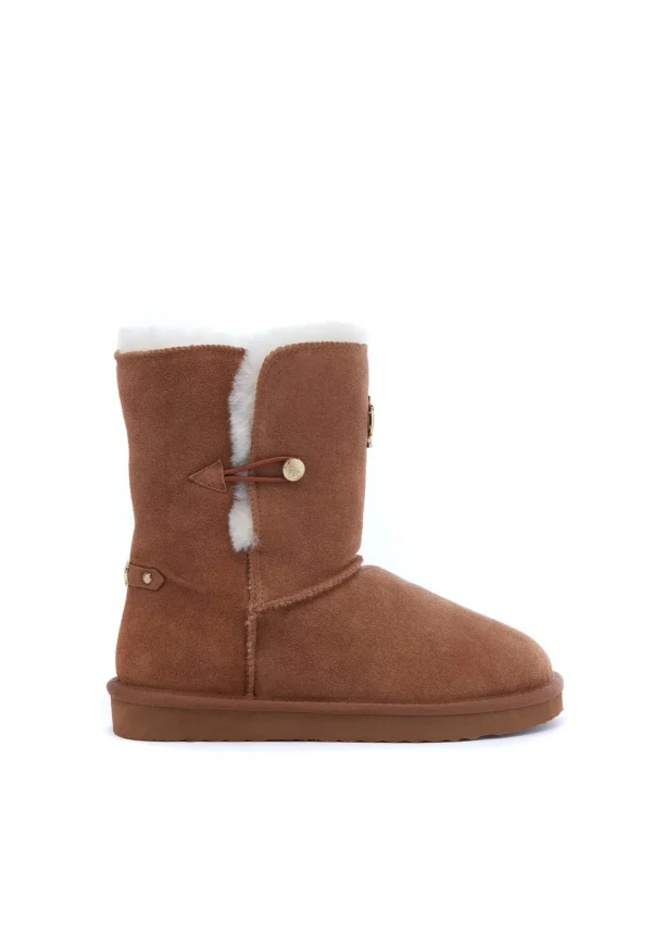 Discount HC Shearling Boot - Tan Women Footwear | Slippers