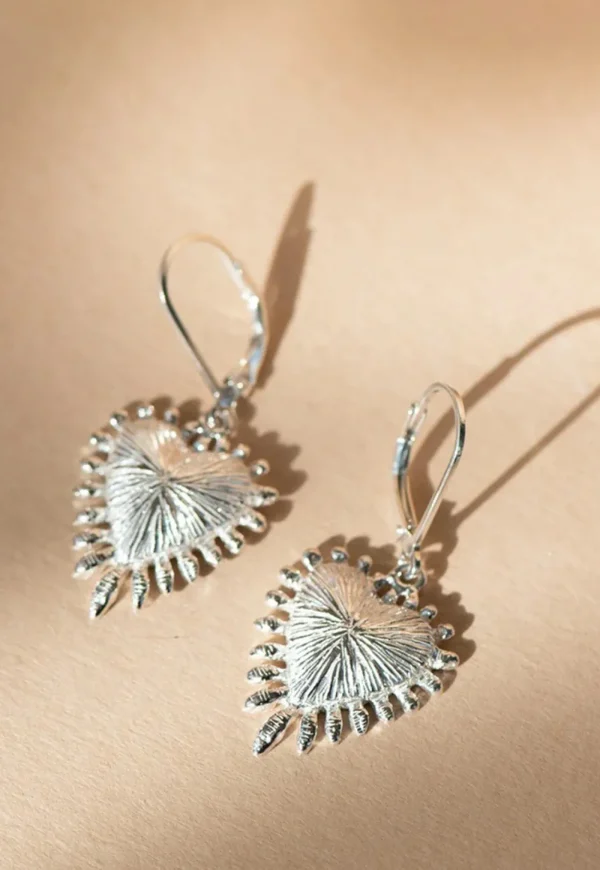 Clearance Heart Rays Earrings Women Jewellery | Jewellery