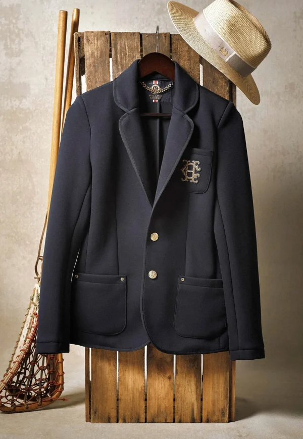 Clearance Henleys Blazer - Navy Women Blazers & Jackets
