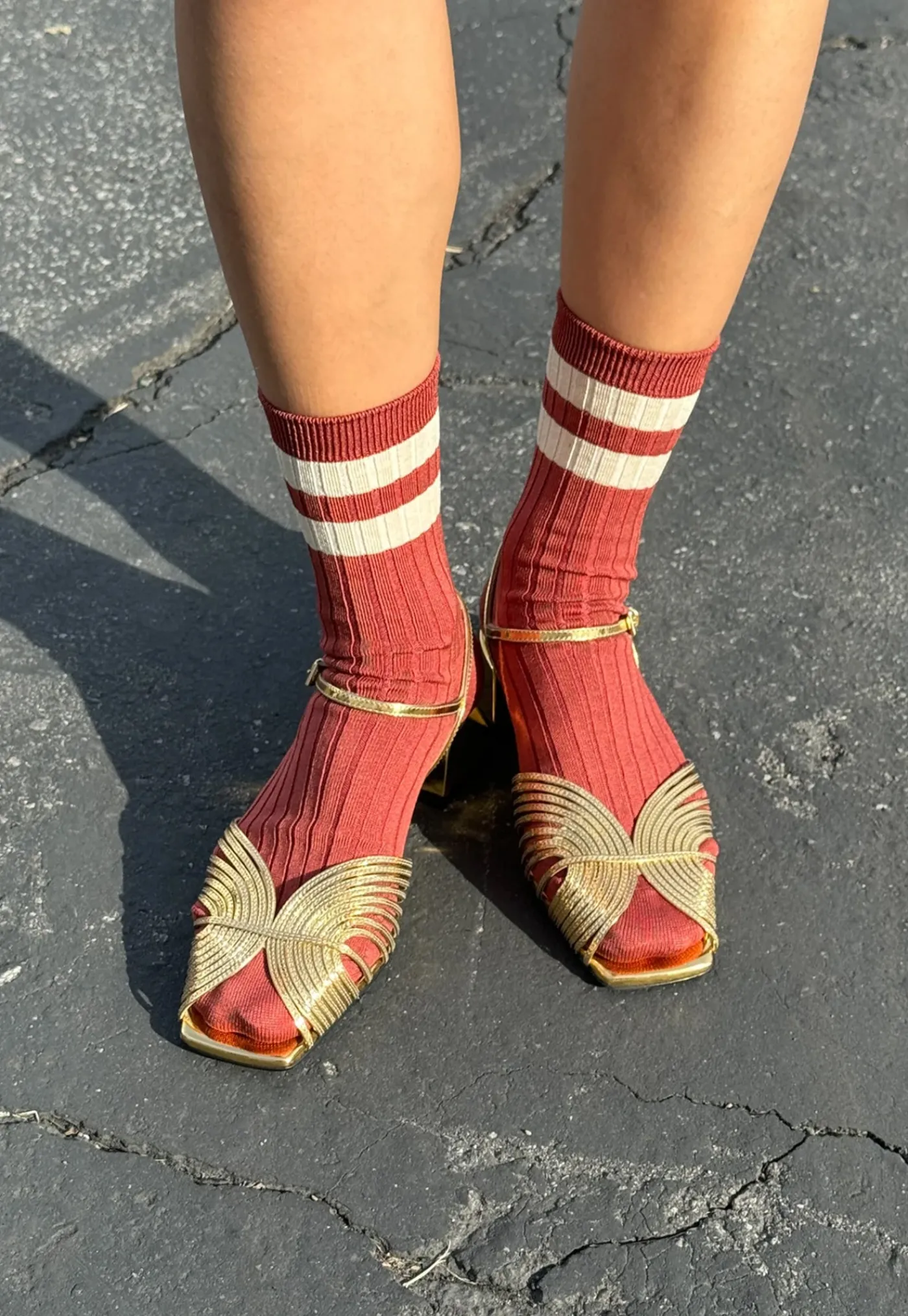 her_varsity_socks__tandoo_1.webp Fashion Her Varsity Socks - Tandoori Women Socks | Socks