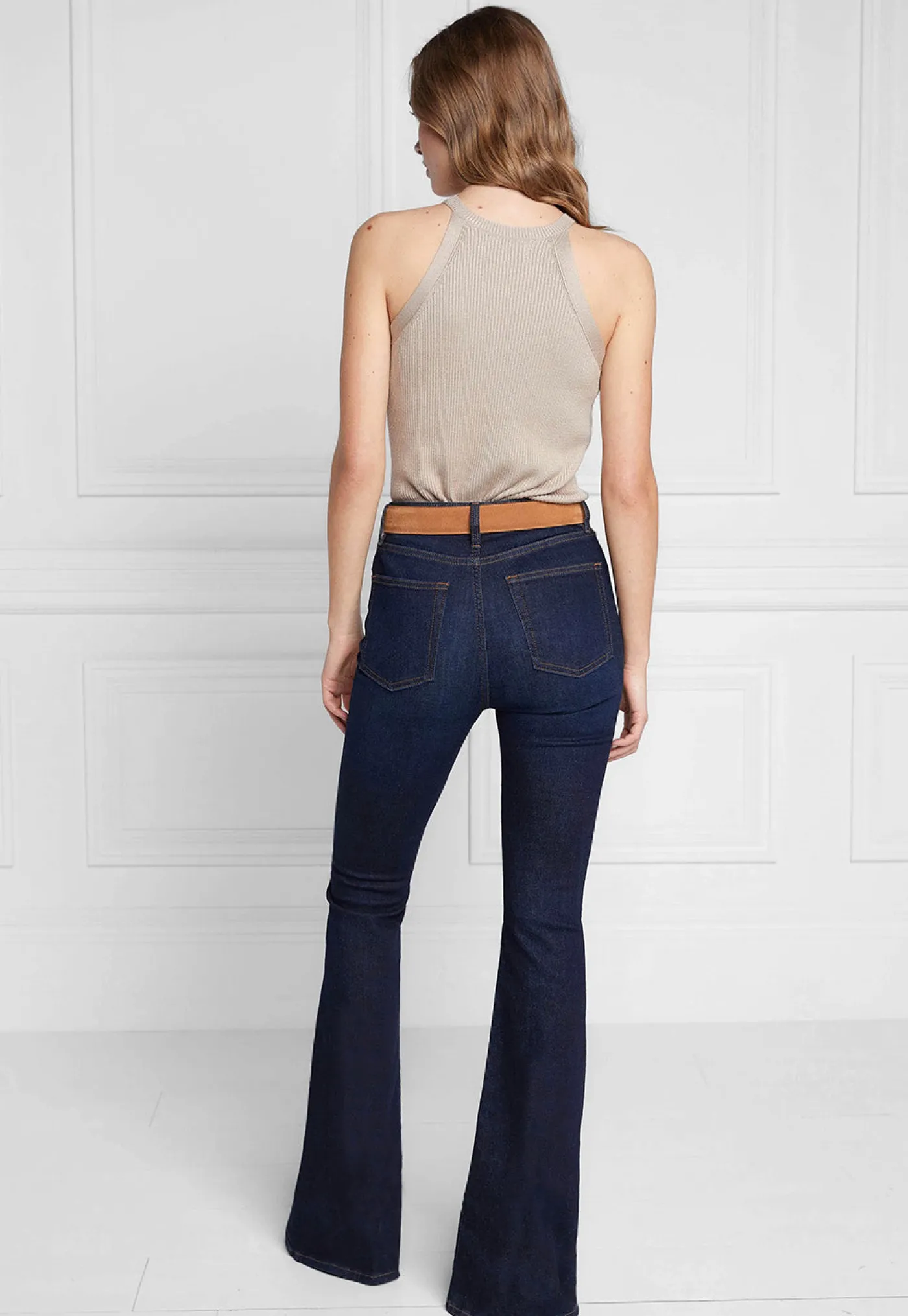 high_rise_flared_jean__de_4.webp Best High Rise Flared Jean - Deep Indigo Women Denim