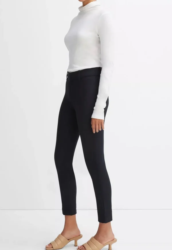 Discount High Waist Cigarette Pant- Coastal Blue Women Pants