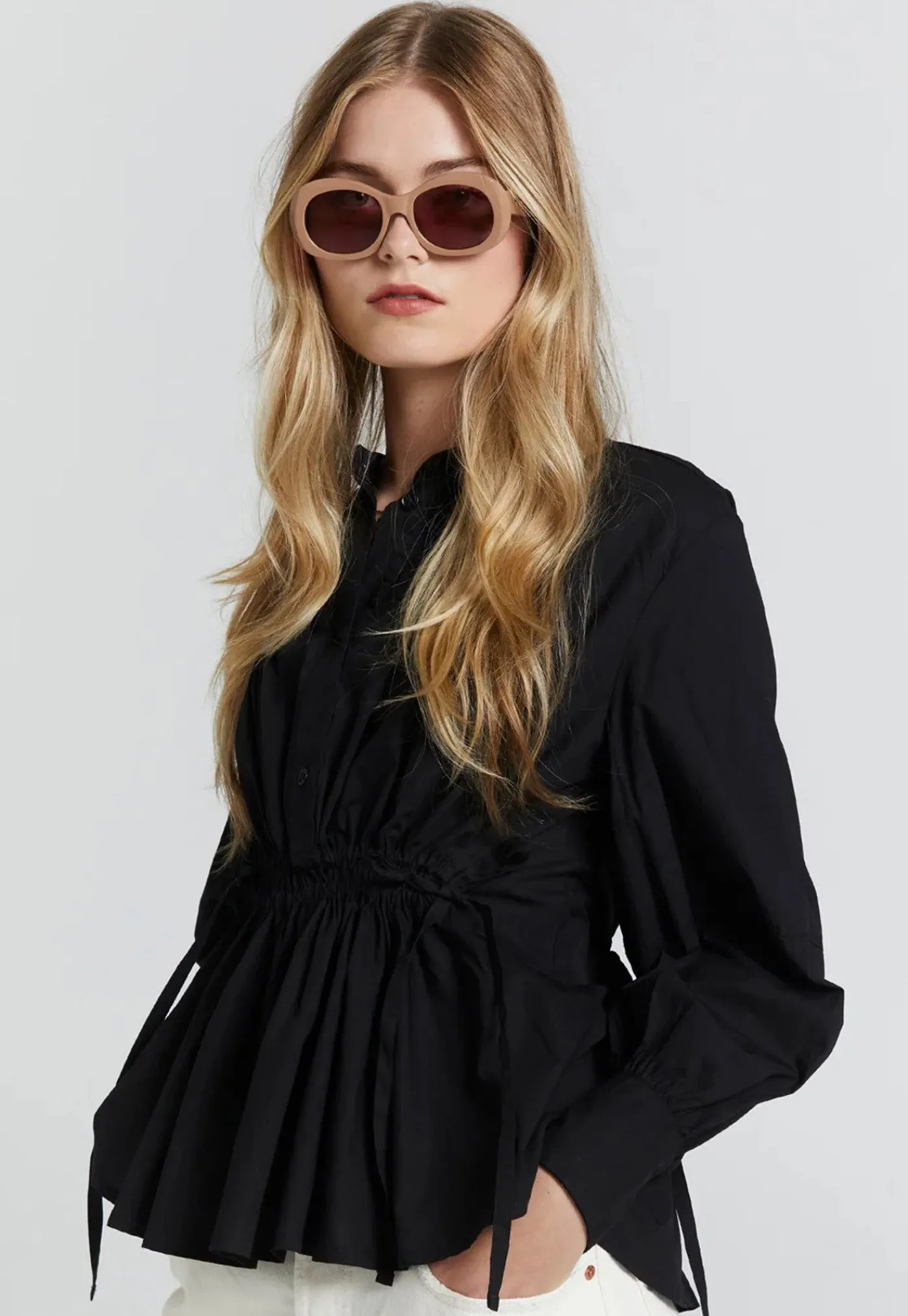 hiruma_organic_cotton_top_1.webp Fashion Hiruma Organic Cotton Top - Black Women Tops & Tees
