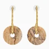Best Isla Geo Stone Earrings - Picture Jasper Women Jewellery | Jewellery