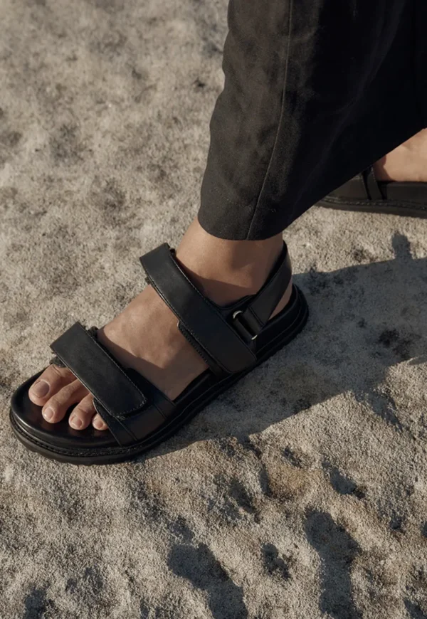 Online Isla Sandal - Black Women Footwear | Slides & Sandals