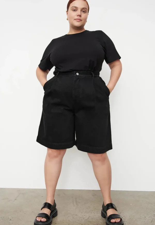 Fashion Journey Shorts - Black Denim Women Shorts