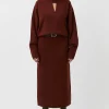 Outlet Kalina Skirt - Mahogany Women Skirts