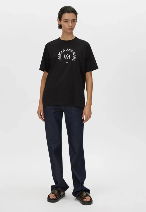 Sale Karine Graphic Tee - Black Women Tops & Tees