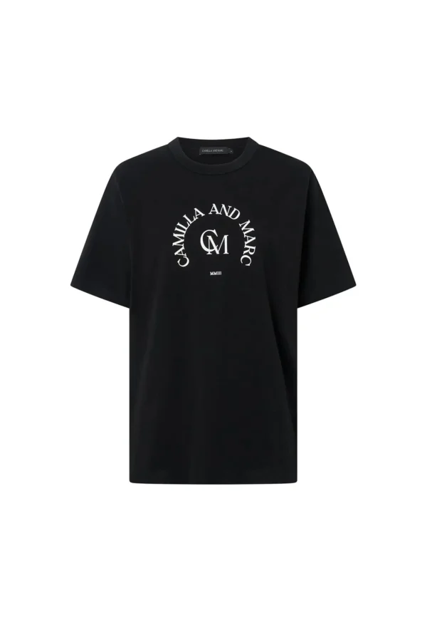 Sale Karine Graphic Tee - Black Women Tops & Tees