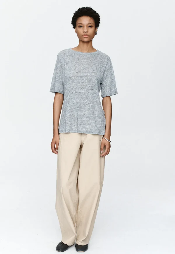 Fashion Kenna Tee - Sterling Melange Women Tops & Tees