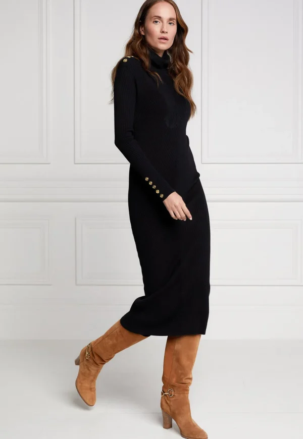 Outlet Kensington Midi Dress - Black Women Dresses