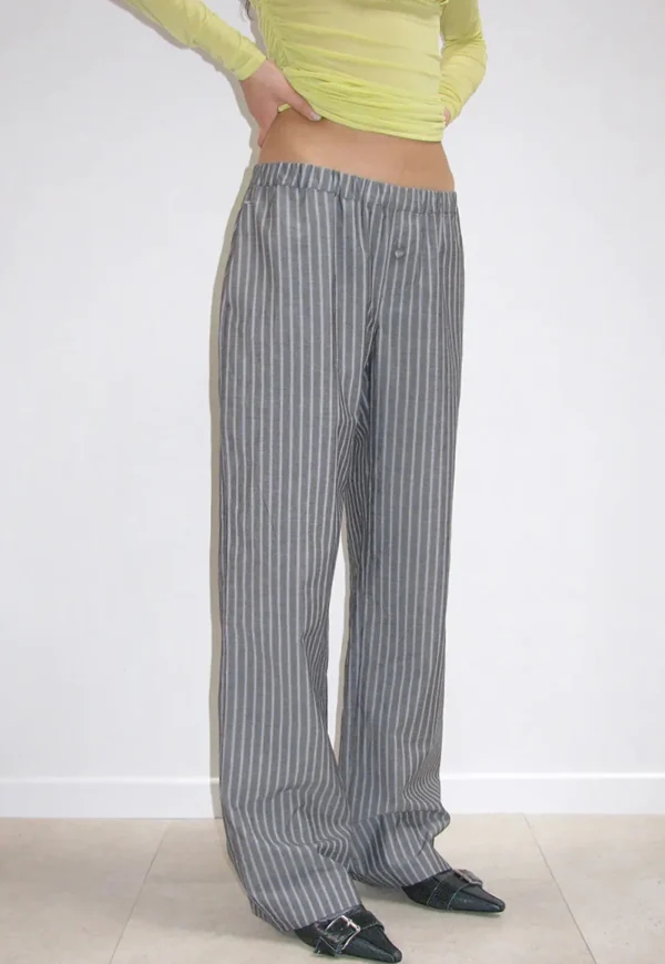 Clearance Kimoto Pants - Melange Grey Women Pants
