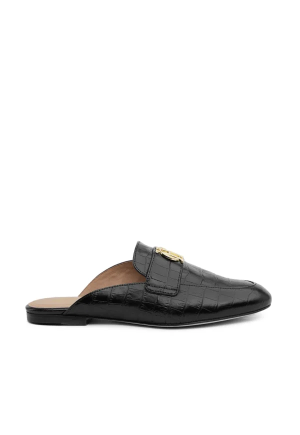 Online Kingston Loafer - Black Croc Footwear