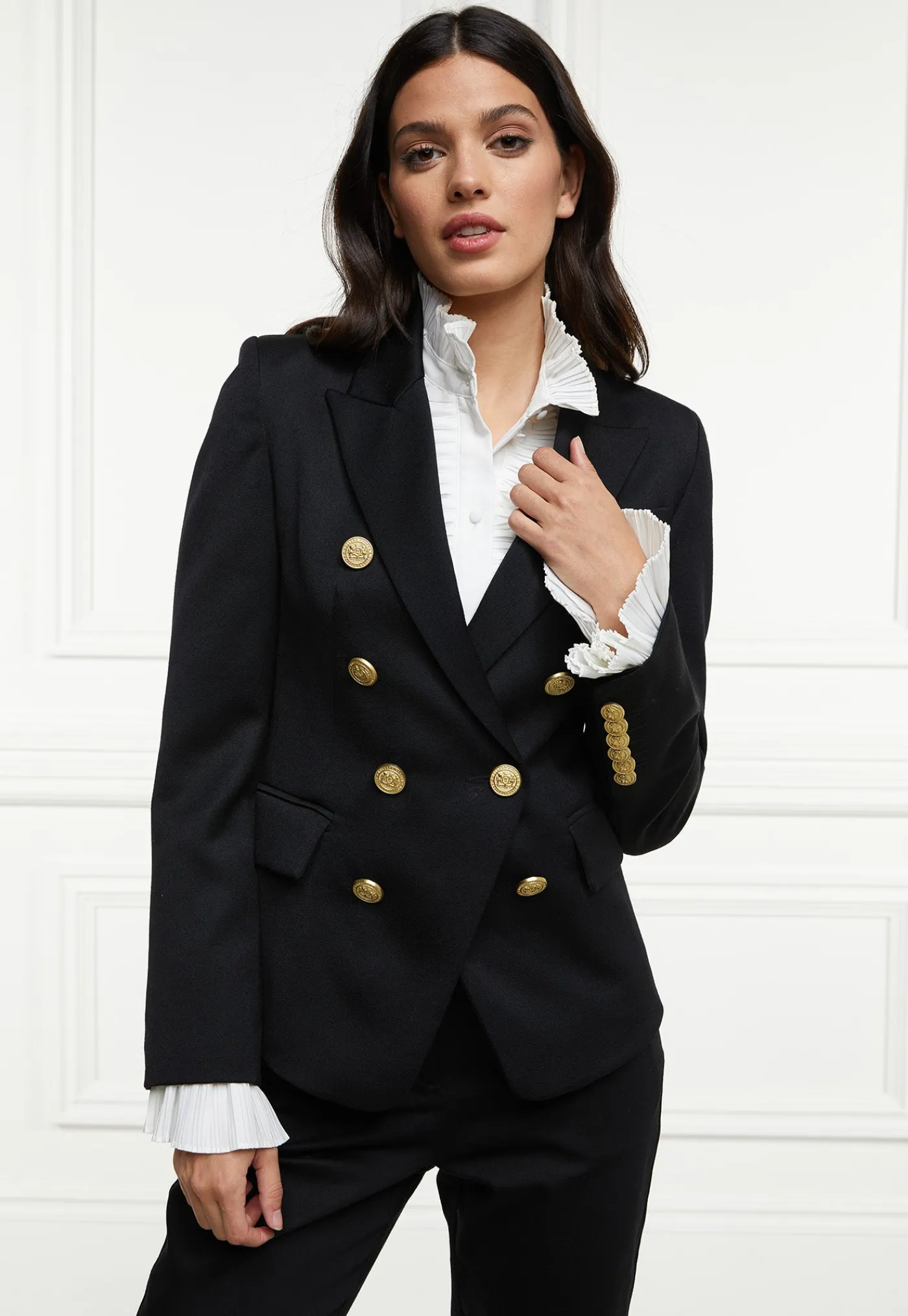 knightsbridge_blazer__bla_0.webp Hot Knightsbridge Blazer - Black Barathea Women Blazers & Jackets