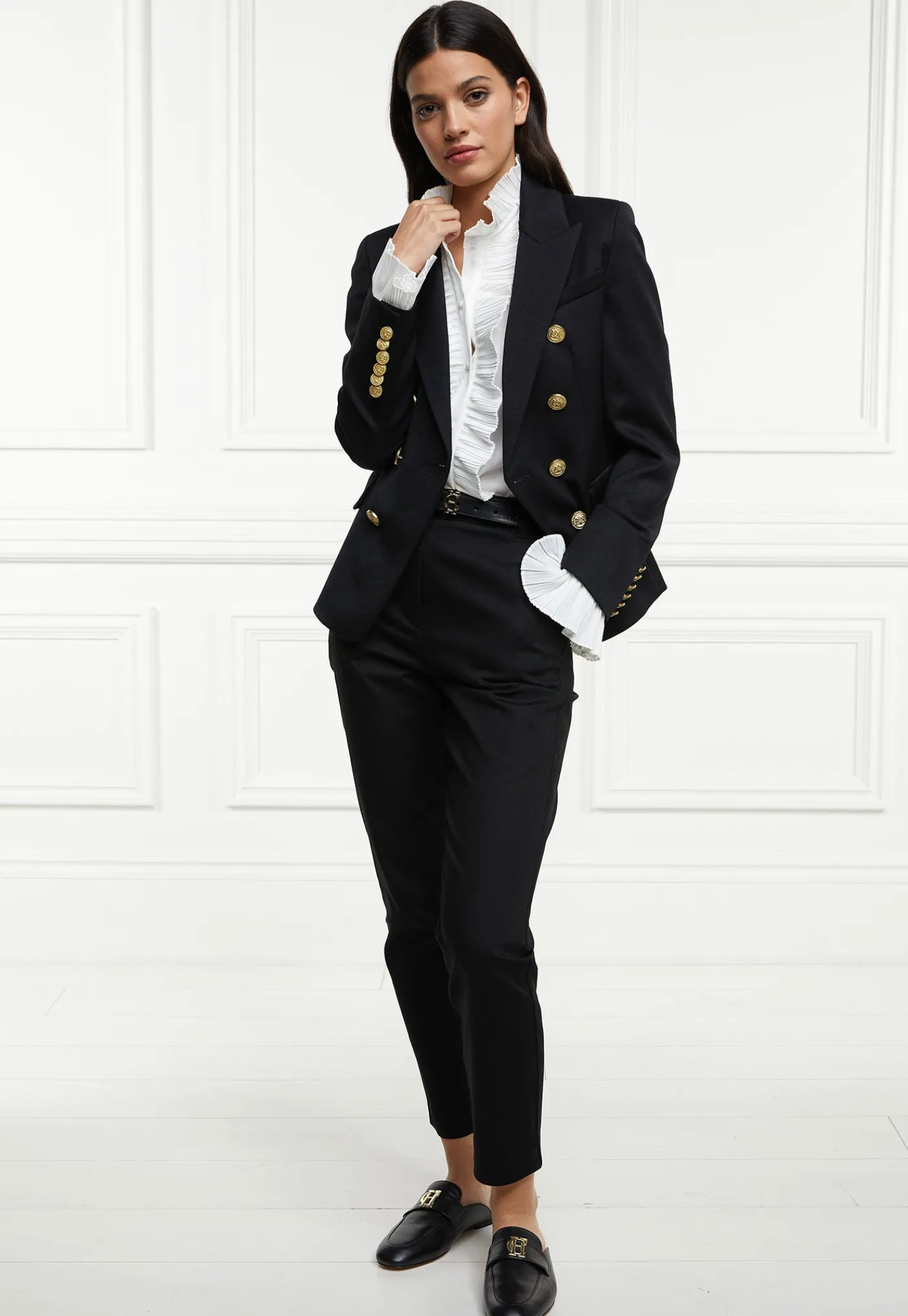 knightsbridge_blazer__bla_1.webp Hot Knightsbridge Blazer - Black Barathea Women Blazers & Jackets
