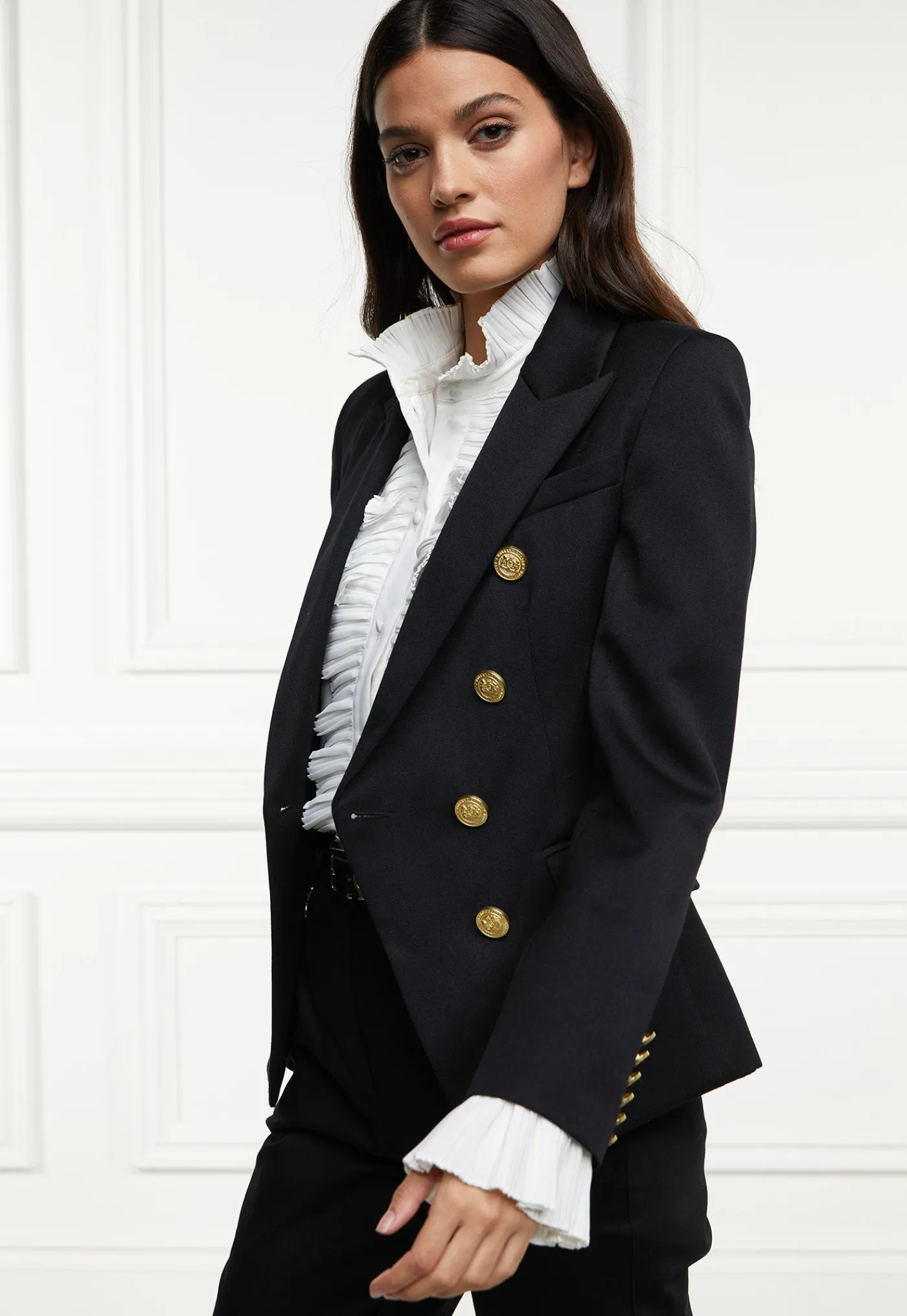 knightsbridge_blazer__bla_3.webp Hot Knightsbridge Blazer - Black Barathea Women Blazers & Jackets