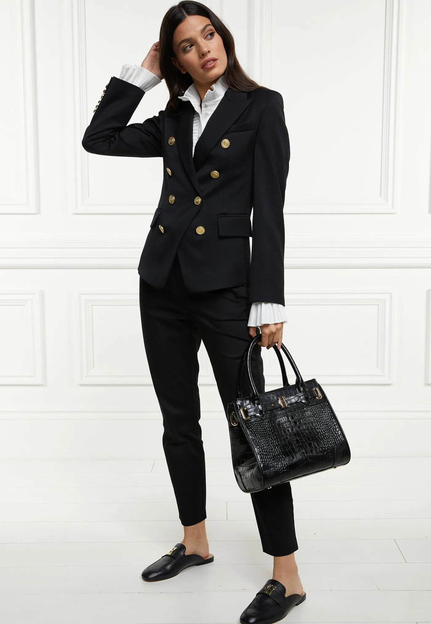 knightsbridge_blazer__bla_6.webp Hot Knightsbridge Blazer - Black Barathea Women Blazers & Jackets