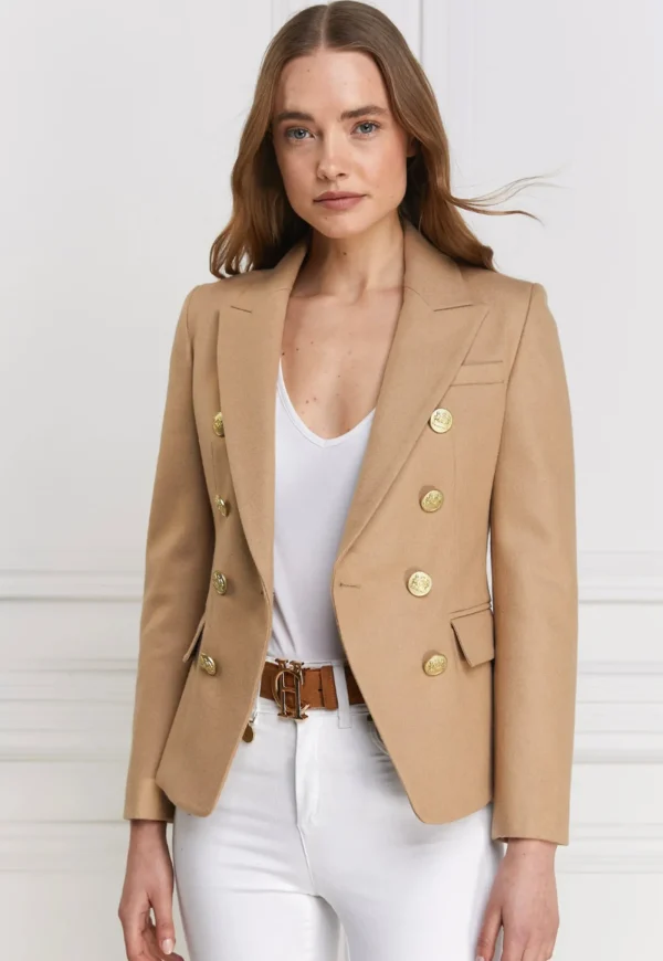 Discount Knightsbridge Blazer - Camel Women Blazers & Jackets