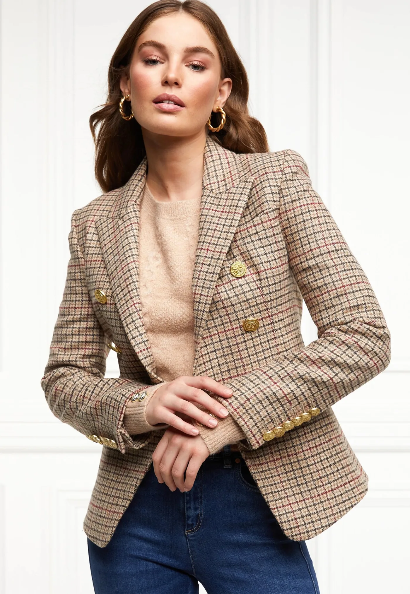 knightsbridge_blazer__cha_0.webp Hot Knightsbridge Blazer - Charlton Tweed Women Blazers & Jackets