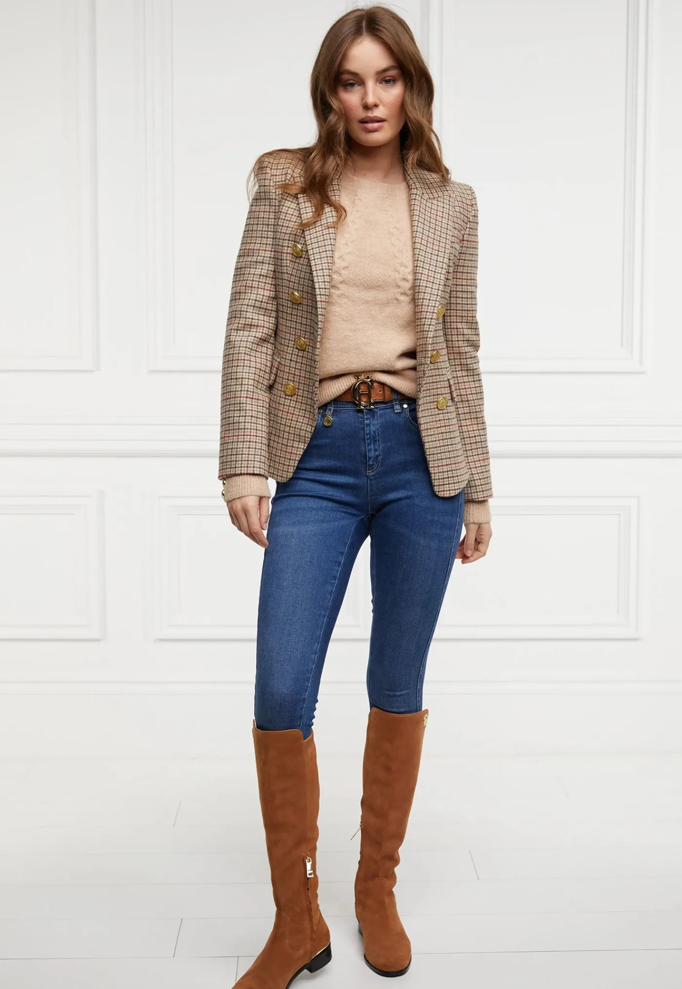 knightsbridge_blazer__cha_2.webp Hot Knightsbridge Blazer - Charlton Tweed Women Blazers & Jackets