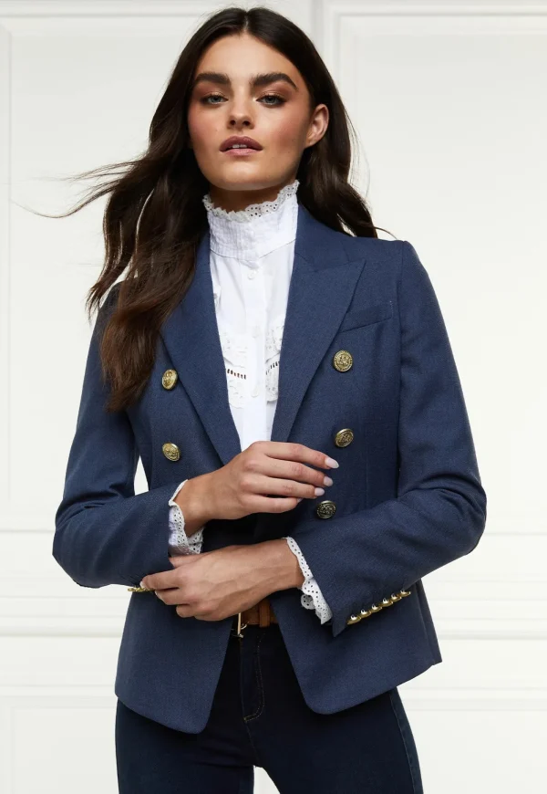 Sale Knightsbridge Blazer - Denim Women Blazers & Jackets