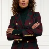 Sale Knightsbridge Blazer - Mulberry Tartan Women Blazers & Jackets