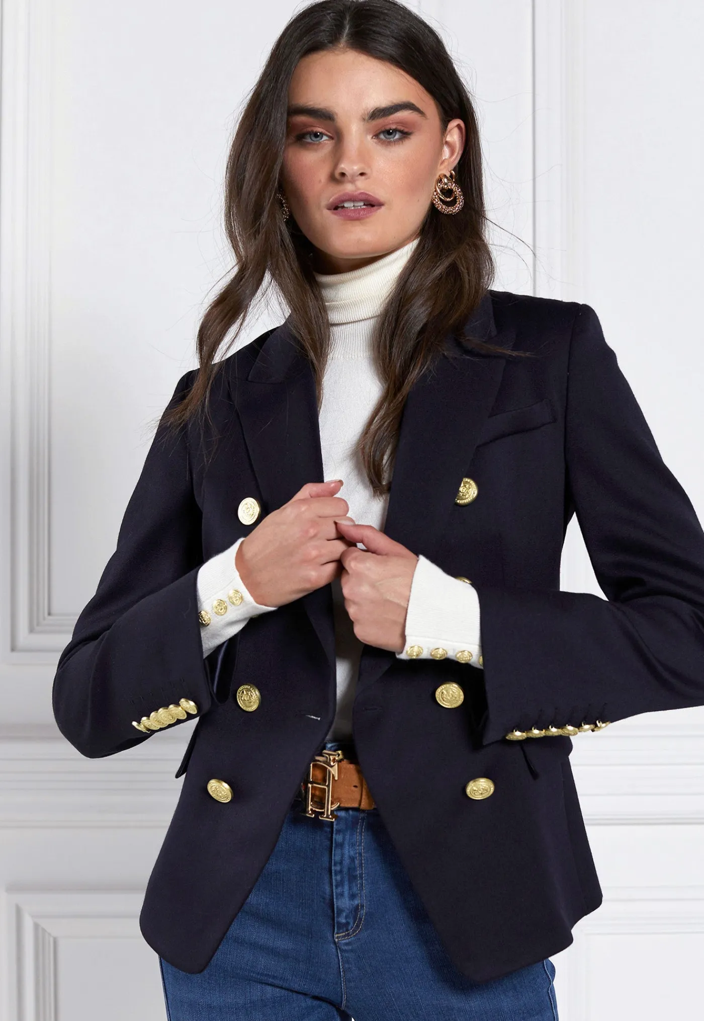 knightsbridge_blazer__nav_4.webp Hot Knightsbridge Blazer - Navy Barathea Women Blazers & Jackets
