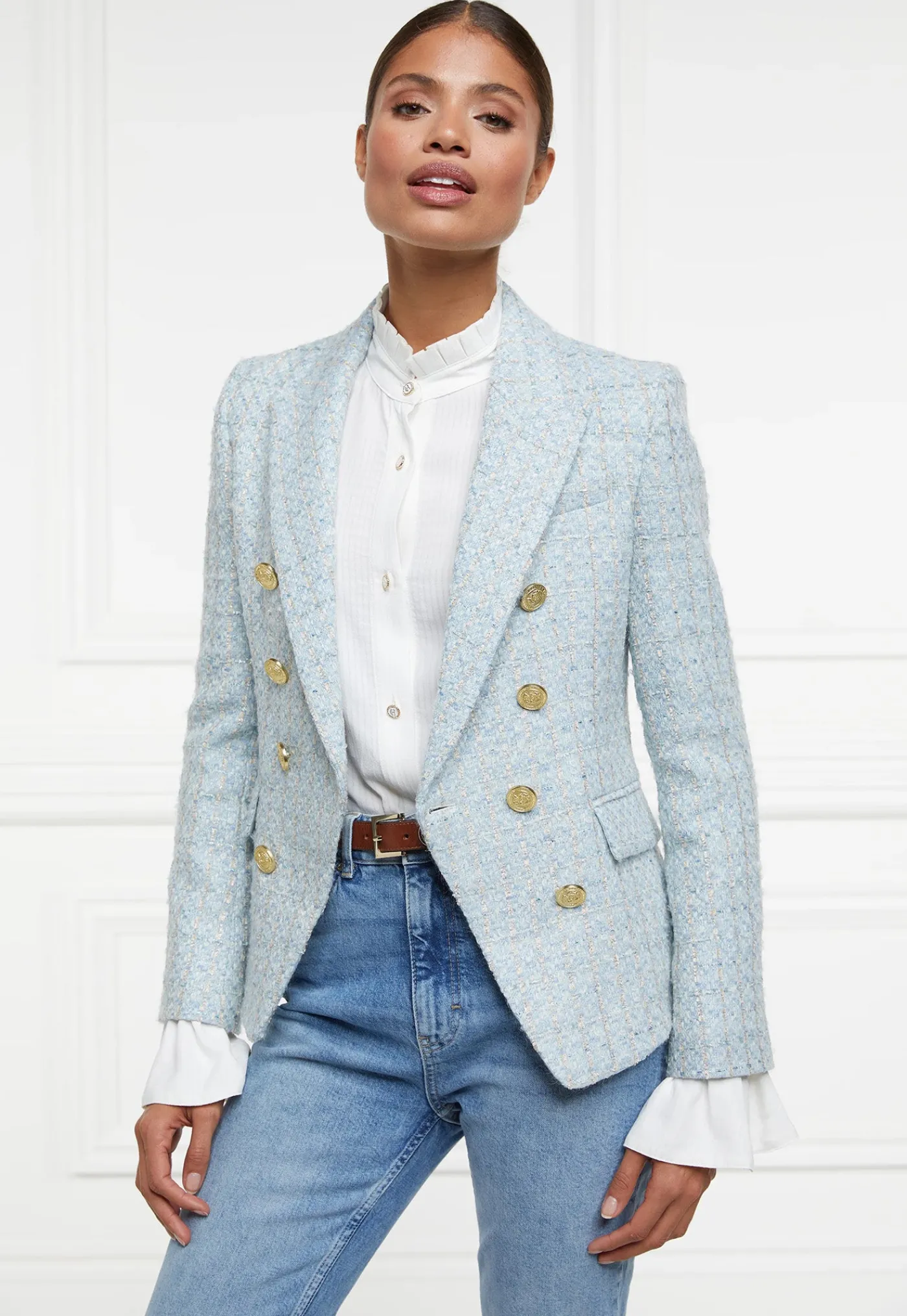 knightsbridge_blazer__sky_1.webp Fashion Knightsbridge Blazer - Sky Blue Boucle Women Blazers & Jackets