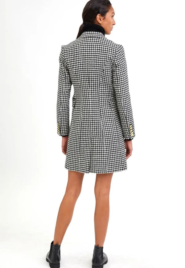 Clearance Knightsbridge Coat - Houndstooth Women Coats
