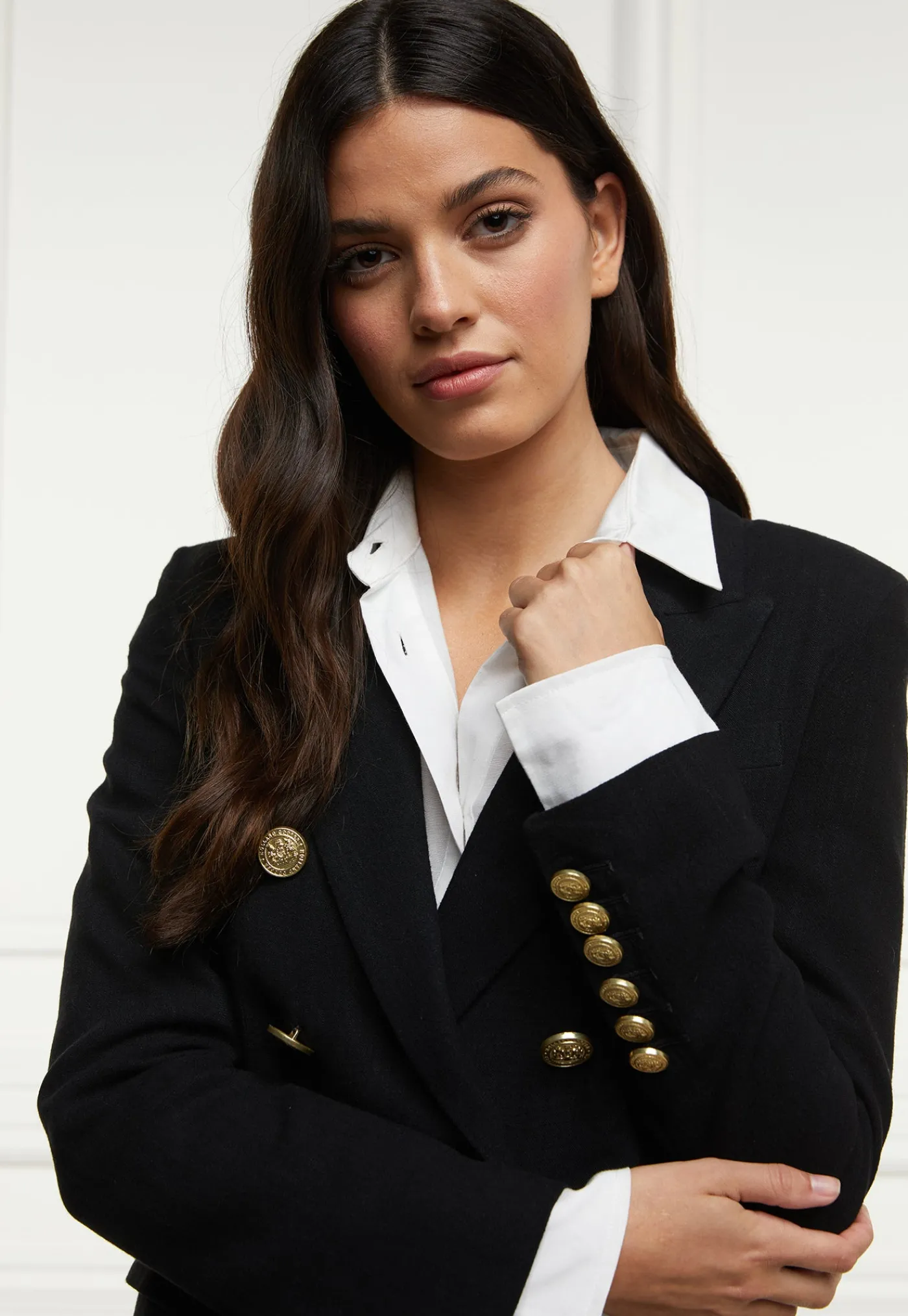knightsbridge_linen_blaze_2.webp Best Knightsbridge Linen Blazer - Black Women Blazers & Jackets