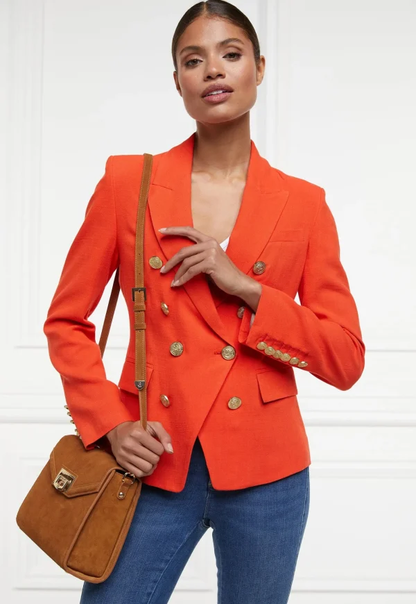 Fashion Knightsbridge Linen Blazer - Neroli Women Blazers & Jackets