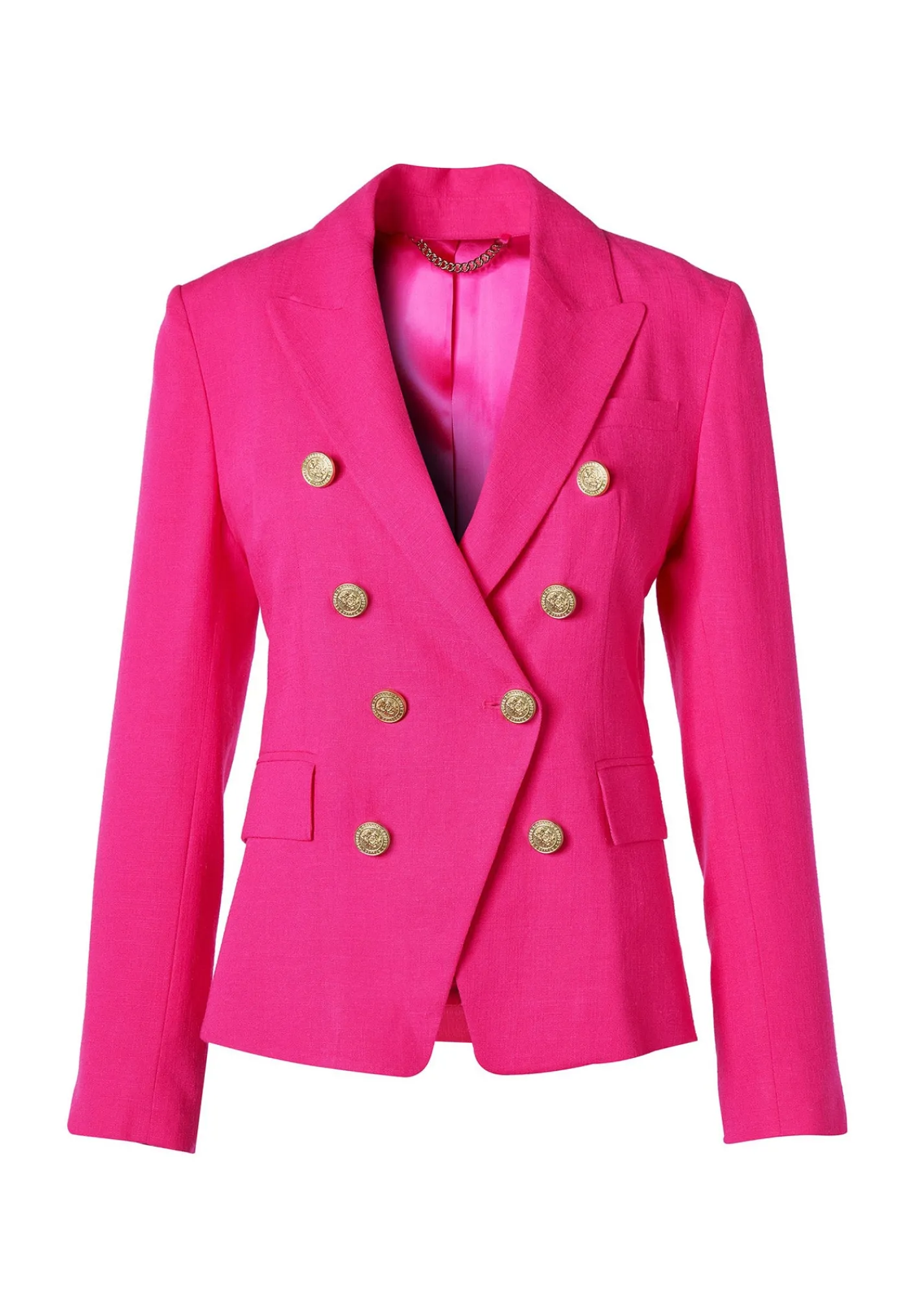 knightsbridge_linen_blaze_5-1.webp Online Knightsbridge Linen Blazer - Hot Pink Women Blazers & Jackets