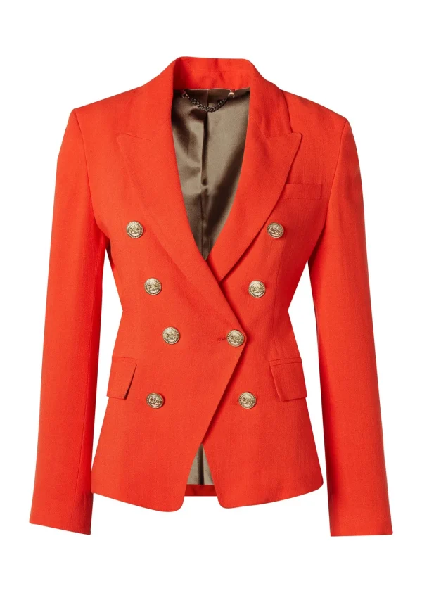 Fashion Knightsbridge Linen Blazer - Neroli Women Blazers & Jackets