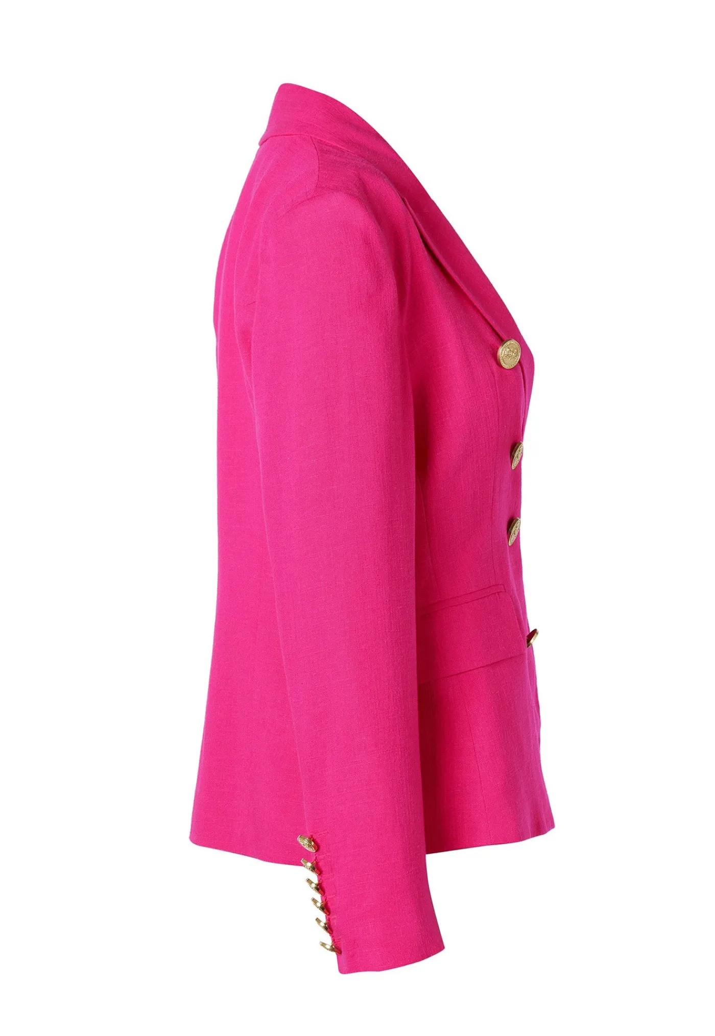 knightsbridge_linen_blaze_7.webp Online Knightsbridge Linen Blazer - Hot Pink Women Blazers & Jackets