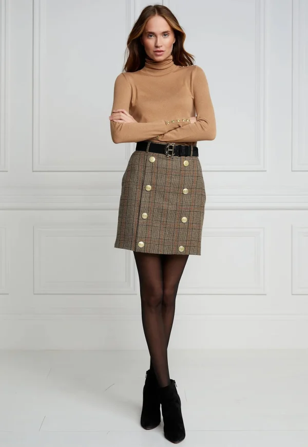 Sale Knightsbridge Skirt - Bourbon Tweed Women Skirts