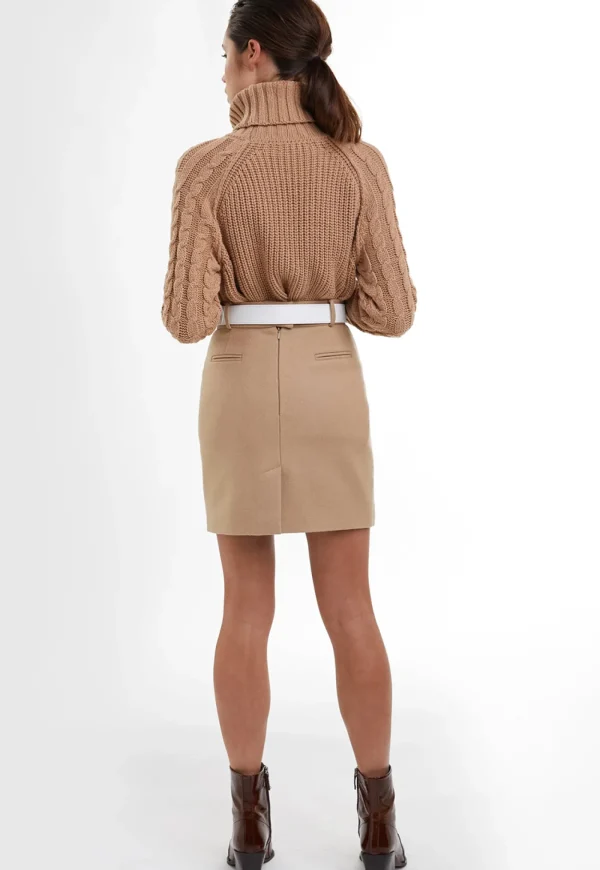Discount Knightsbridge Skirt - Camel Women Skirts